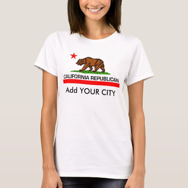 T-shirt Republicano da Califórnia (Frente)