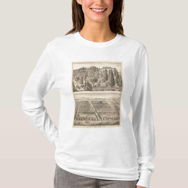 T-shirt Residência de Alden, intervalo de Harmon (Frente)