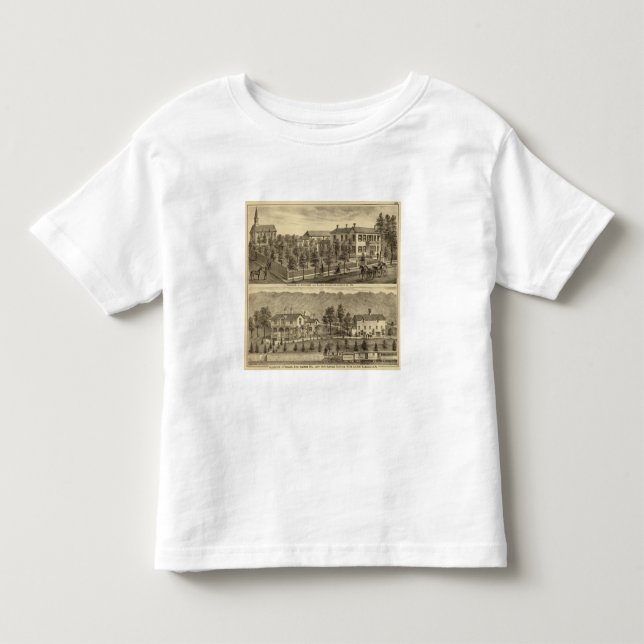T-shirt Residência de Steffler e de Clark, Rochester (Frente)