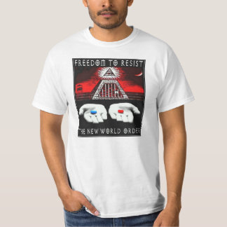T-shirt Resista o ordem mundial novo
