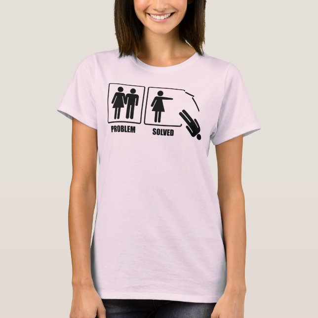 T-shirt resolvido problema (Frente)