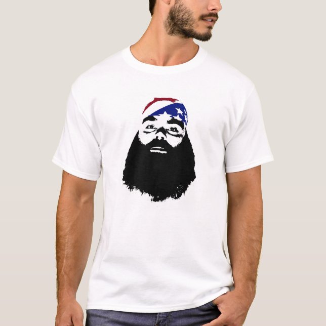 T-shirt Respeite a barba (Frente)
