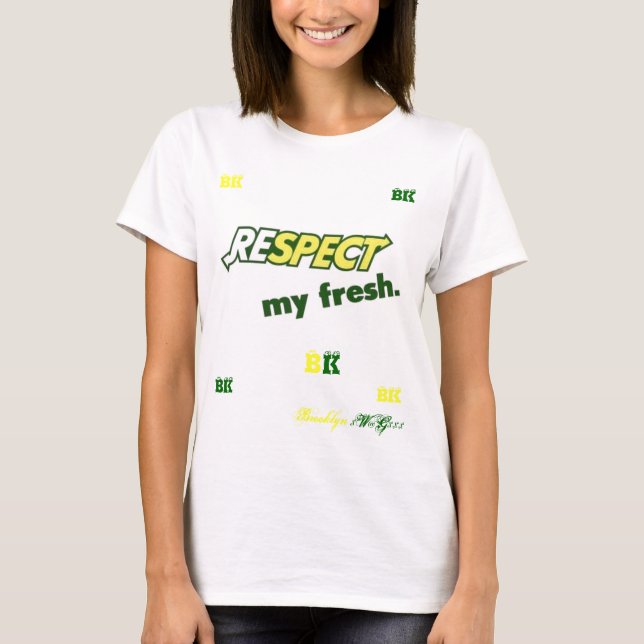 T-shirt Respeite meu fresco (Frente)