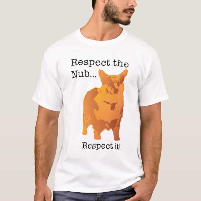 T-shirt Respeite o Nub (Frente)