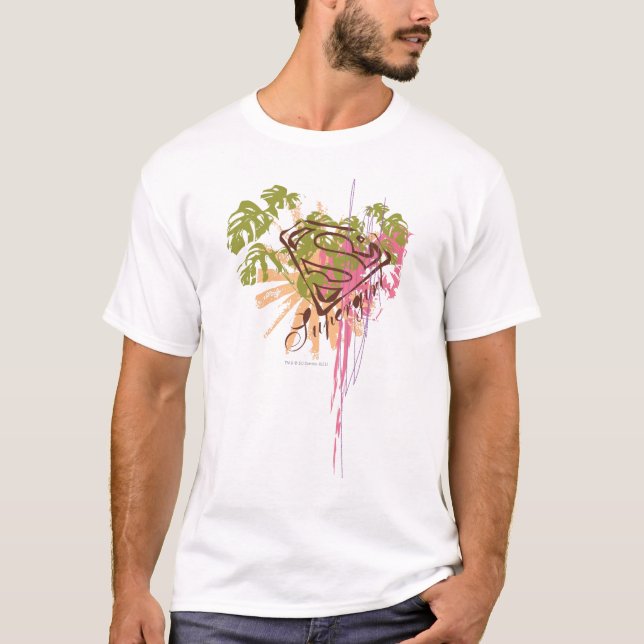 T-shirt Respingo da cor de Supergirl (Frente)