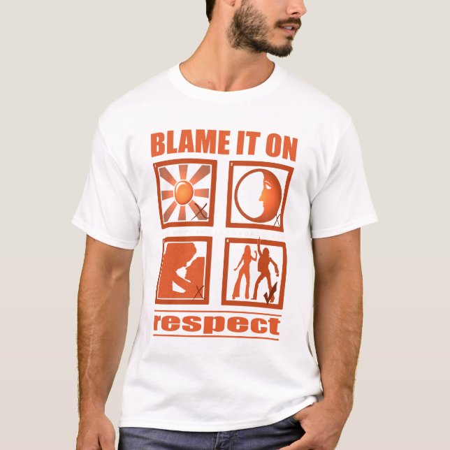 T-shirt Responsabilize-o no respeito (Frente)