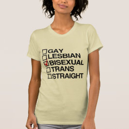 T-SHIRT RESPOSTA BISEXUAL