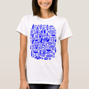 T-shirt Resumo 100813 - Azul