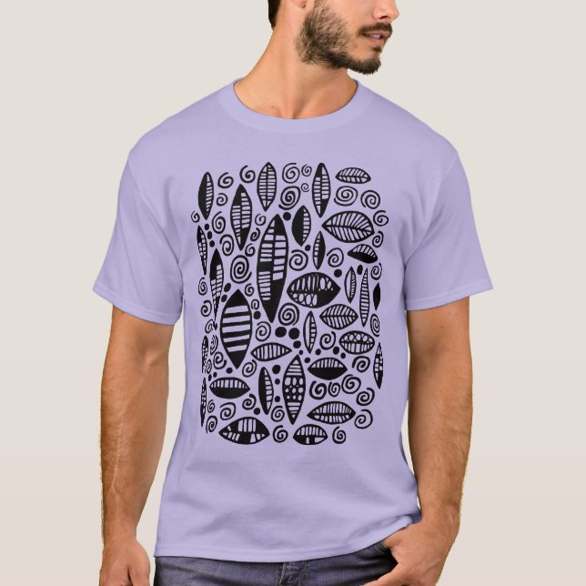 T-shirt Resumo 100813 - Preto (Frente)