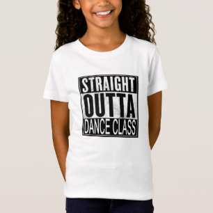 T-shirt reto da classe de dança de Outta