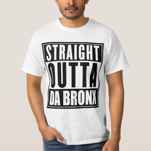 T-shirt reto de Outta a Dinamarca Bronx (Frente)