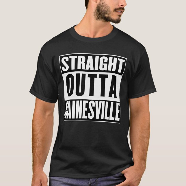 T-shirt reto de Outta Gainesville (Frente)