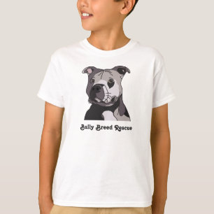T-shirt Retrato americano de Terrier de pitbull do