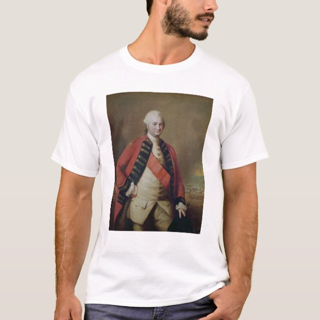 T-shirt Retrato Baron Clive de Robert Clive do ø, 1773 (Frente)