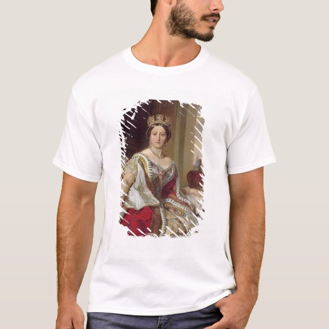 T-shirt Retrato da rainha Victoria (1819-1901) 1859 (óleo (Frente)