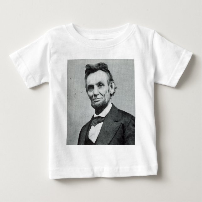 T-shirt Retrato de Abe Lincoln 1 (Frente)