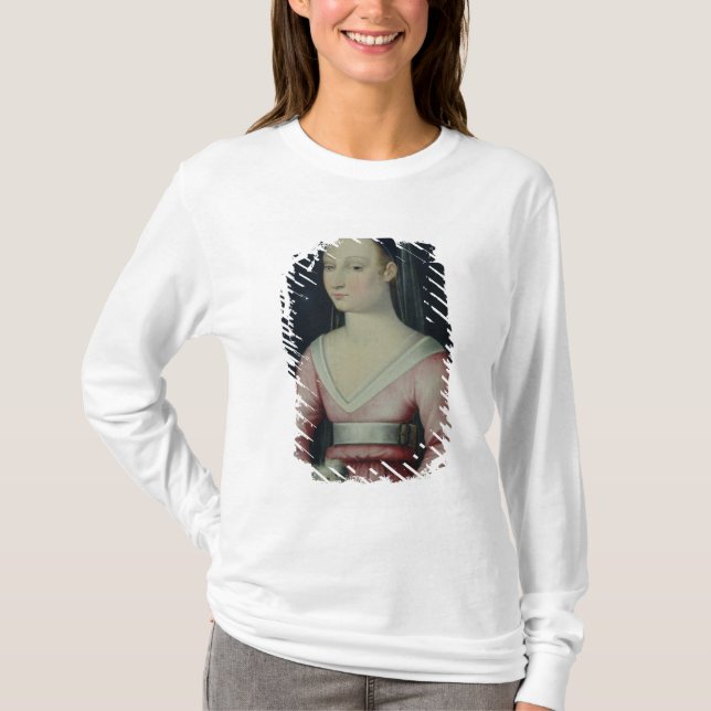T-shirt Retrato de Agnes Sorel (Frente)