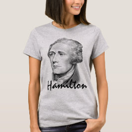 T-shirt Retrato de Alexander Hamilton