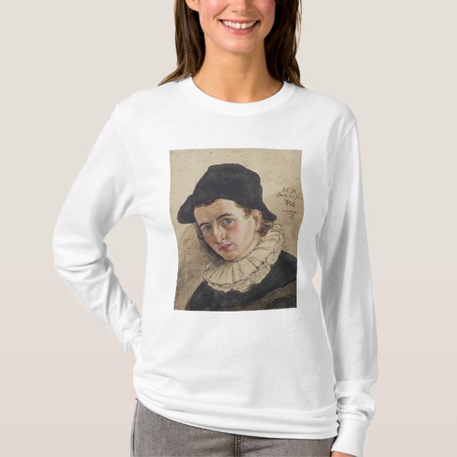 T-shirt Retrato de auto, 1591 (Frente)