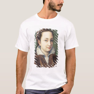 T-shirt Retrato de auto, attired como a empregada--honra
