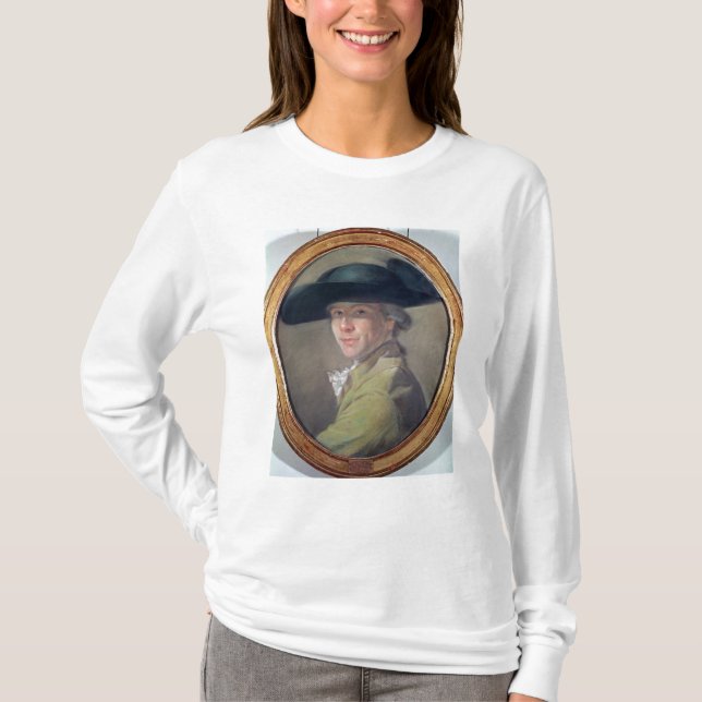 T-shirt Retrato de auto, c.1780 (Frente)