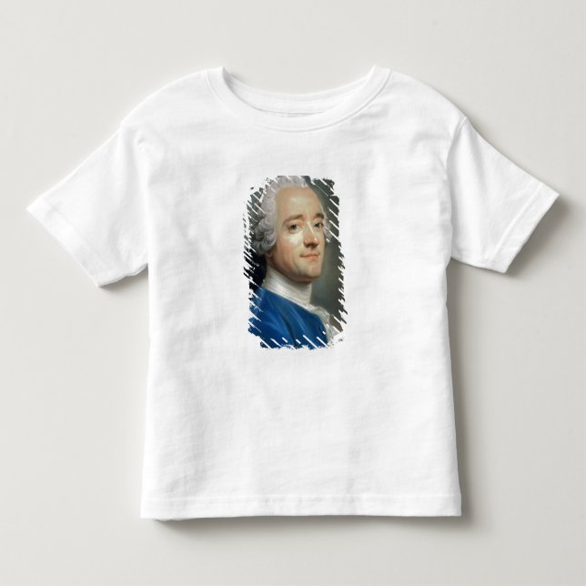 T-shirt Retrato de auto com jabot do laço (Frente)
