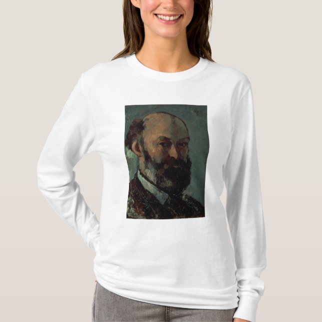 T-shirt Retrato de auto de Paul Cezanne | (Frente)