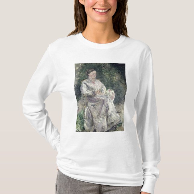 T-shirt Retrato de Camille Pissarro | de Julie Velay, (Frente)