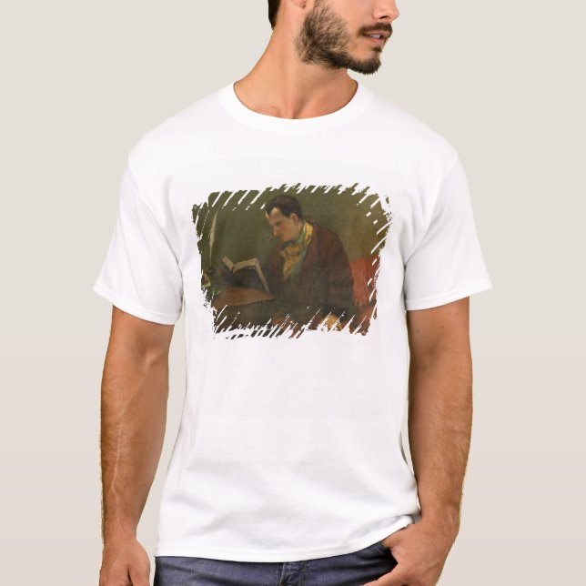 T-shirt Retrato de Charles Baudelaire 1847 (Frente)