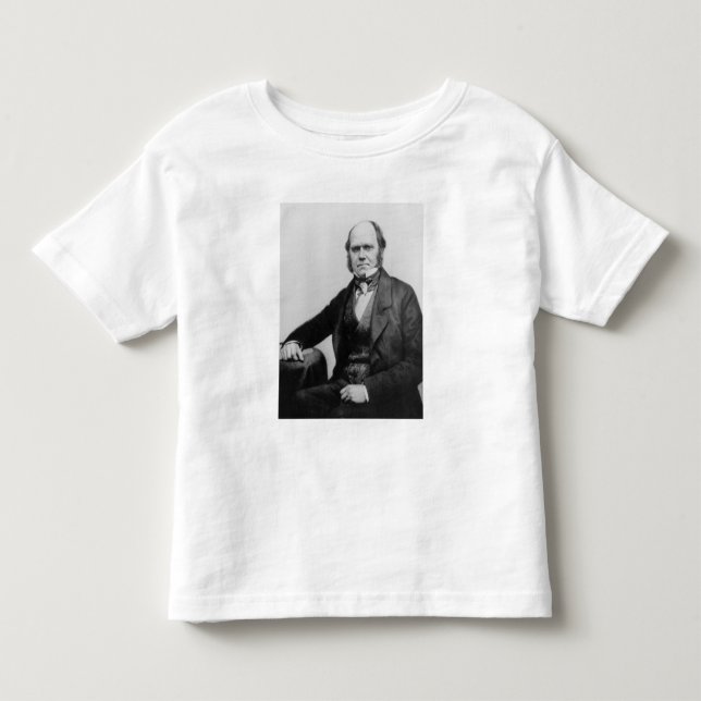 T-shirt Retrato de Charles Darwin, 1854 (Frente)
