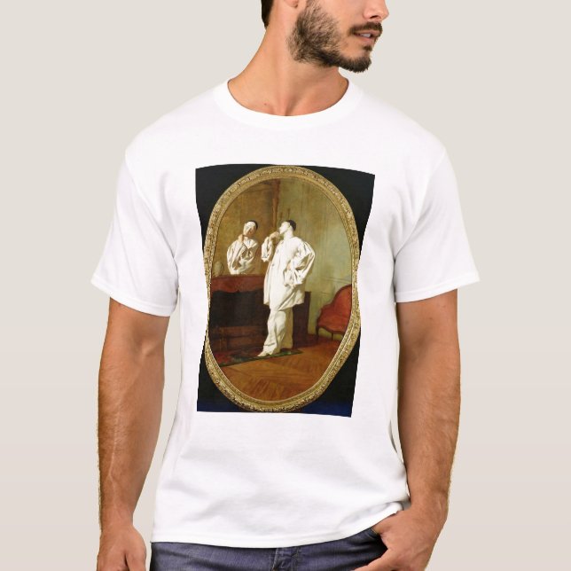 T-shirt Retrato de Charles Deburau (Frente)