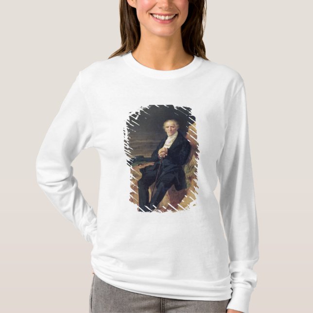T-shirt Retrato de Charles Fourier (Frente)