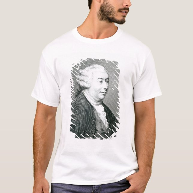 T-shirt Retrato de David Hume (Frente)