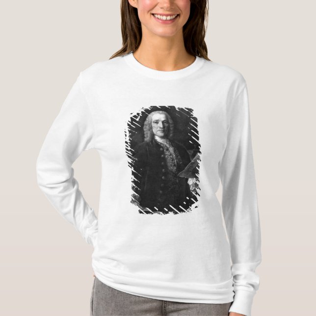 T-shirt Retrato de Domenico Scarlatti (Frente)