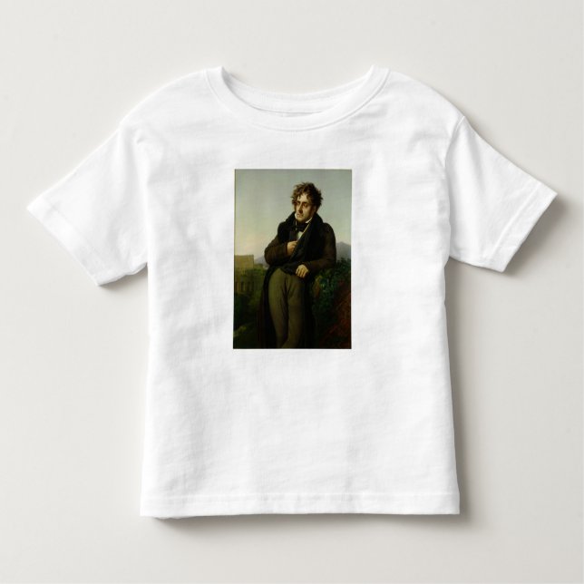 T-shirt Retrato de Francois Rene Vicomte (Frente)