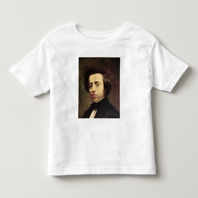 T-shirt Retrato de Frederic Chopin 2 (Frente)