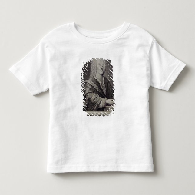 T-shirt Retrato de Georg Philipp Telemann (Frente)