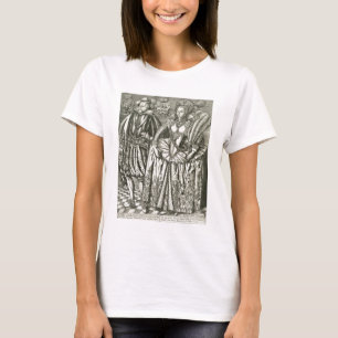 T-shirt Retrato de James mim (1566-1625) e Anne de Denmar