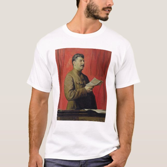 T-shirt Retrato de Josif Stalin, 1933 (Frente)