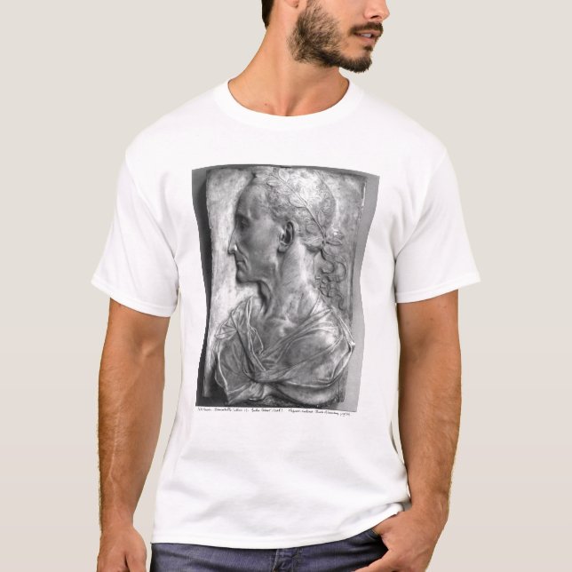 T-shirt Retrato de Júlio César (Frente)