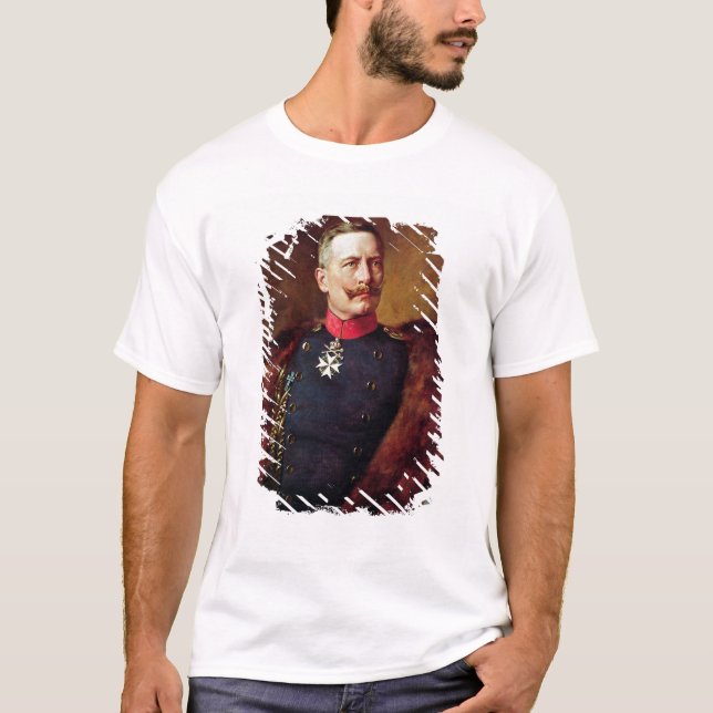 T-shirt Retrato de Kaiser Wilhelm Ii (Frente)