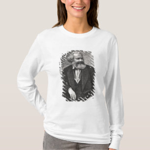 T-shirt Retrato de Karl Marx 1857