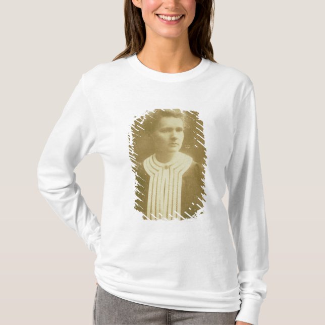T-shirt Retrato de Marie Curie (Frente)