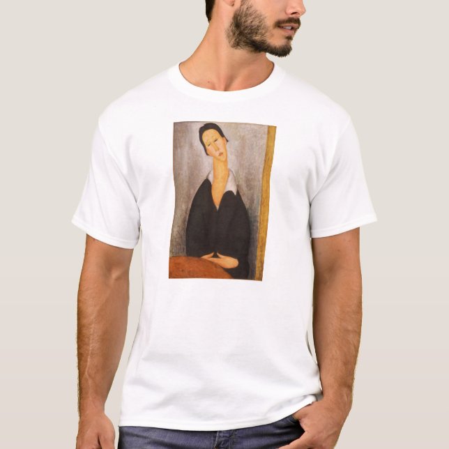 T-shirt Retrato de Modigliani Amedeo (Frente)