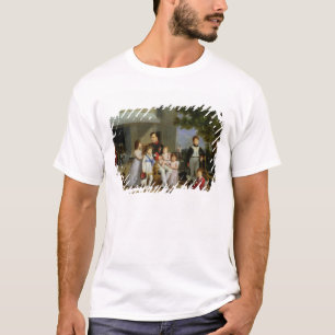T-shirt Retrato de Napoleon Bonaparte com seus sobrinho