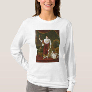 T-shirt Retrato de Napoleon em suas vestes da coroação