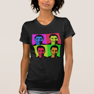 T-shirt Retrato de Obama