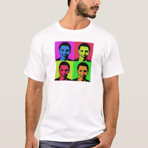 T-shirt Retrato de Obama