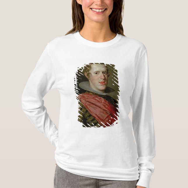 T-shirt Retrato de Philip IV na armadura, 1628 (Frente)