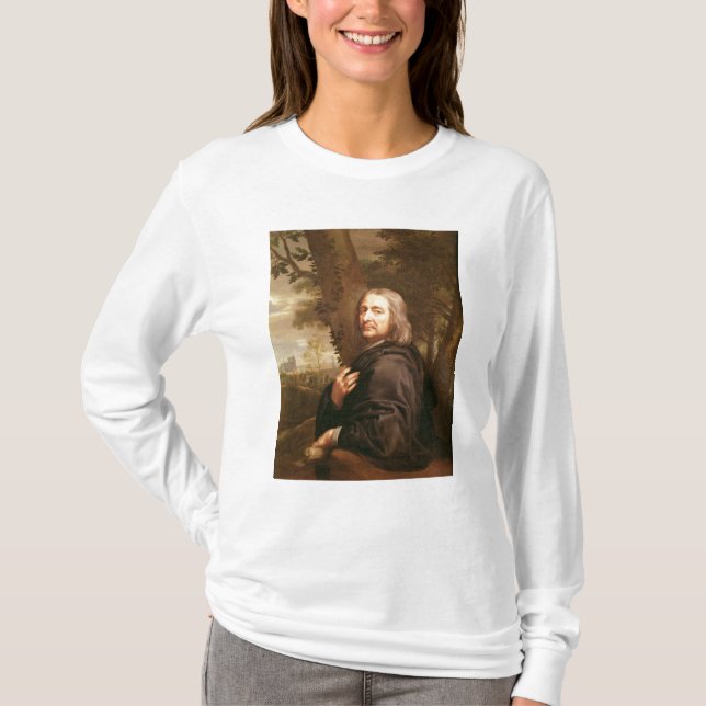 T-shirt Retrato de Philippe de Champaigne, 1668 (Frente)